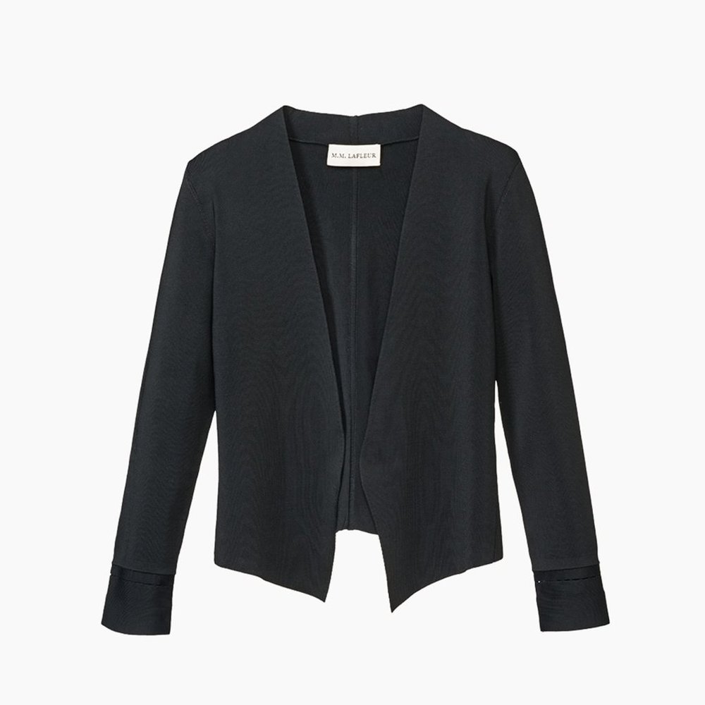 MM. LaFleur Black Sant Ambroeus Jardigan Size M